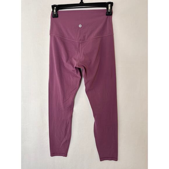Lululemon Align High Rise Leggings Crop 25" Mystic Purple Yoga Active Size 4 / 6 - Picture 3 of 4